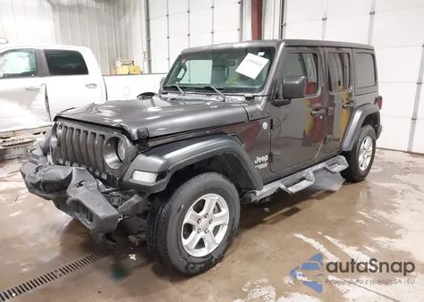 2018 Jeep Wrangler Unlimited Sport S 4X4 from USA, damaged, VIN 1C4HJXDG0JW112487